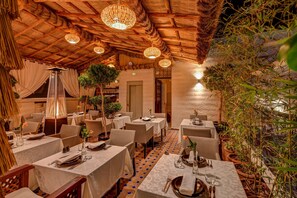 Outdoor dining - Deluxe Room #8 (Marrakech)