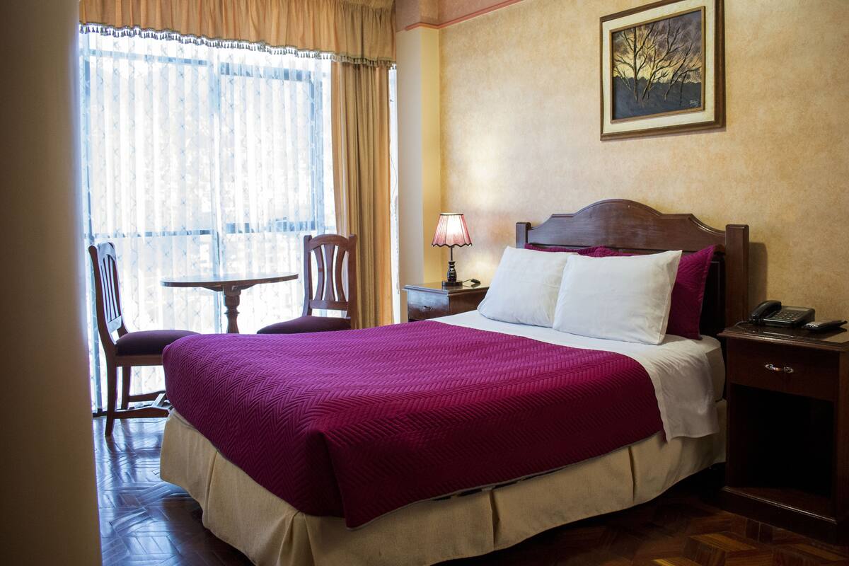 Deluxe-Doppelzimmer, 1 Queen-Bett, Stadtblick | Daunenbettdecken, kostenloses WLAN, Bettwäsche
