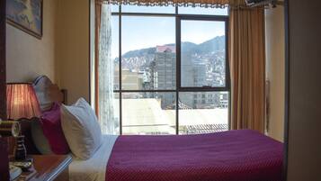 Down comforters, free WiFi, bed sheets