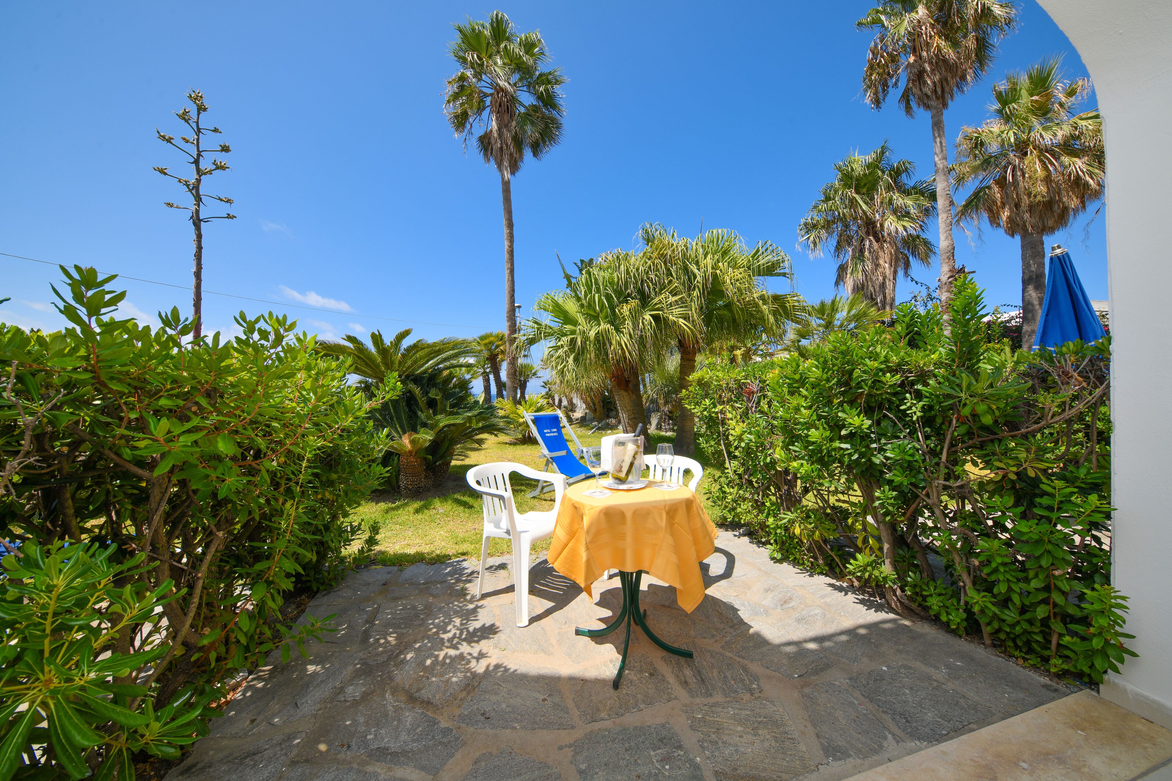 Doppia Comfort, vista giardino | Vista dalla camera