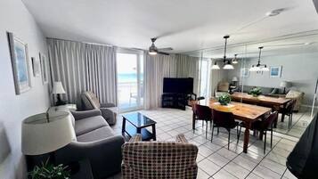 Condo, 1 Bedroom | Living area | Smart TV, streaming services