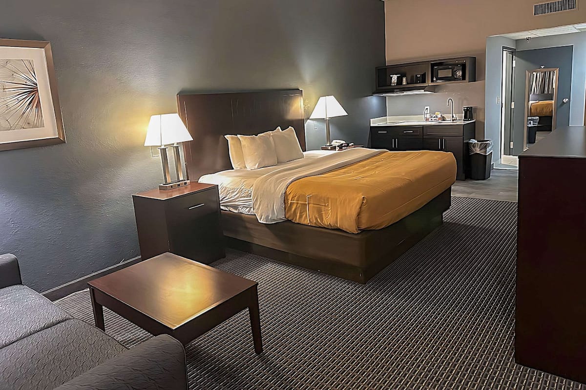 Chambre, 1 trÚs grand lit et 1 canapé-lit, non-fumeurs (Efficiency) | Wi-Fi gratuit
