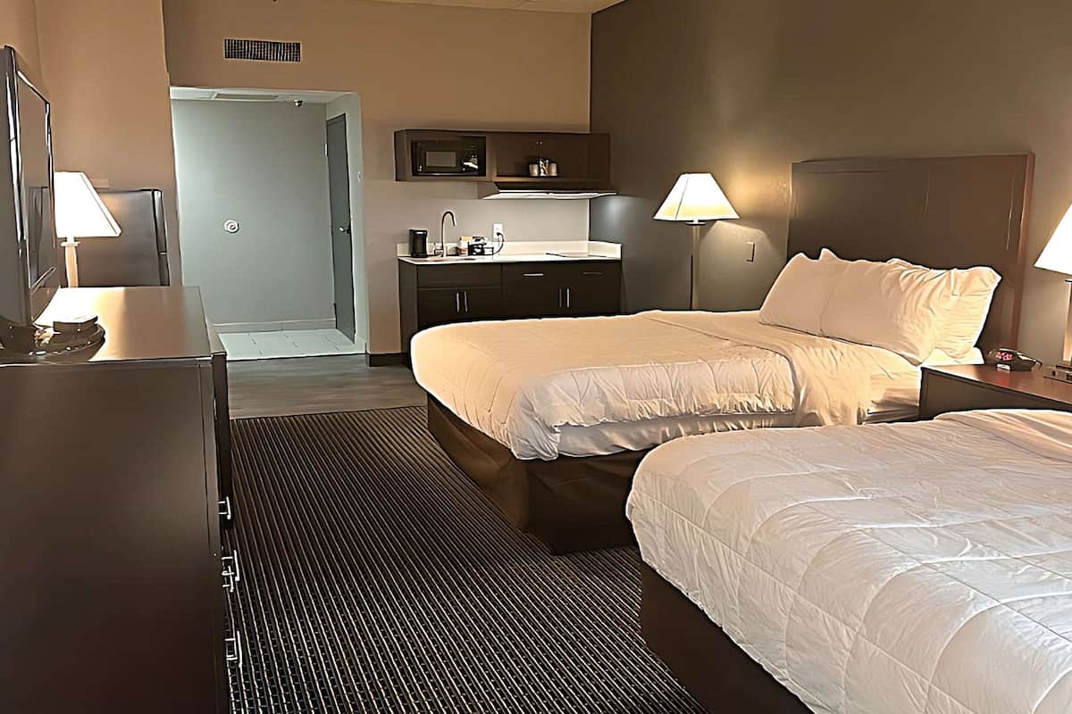 Chambre, 2 grands lits, non-fumeurs (Efficiency) | Wi-Fi gratuit