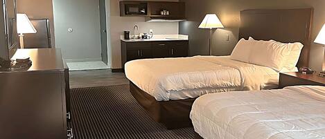 Room, 2 Queen Beds, Non Smoking (Efficiency) | Free WiFi