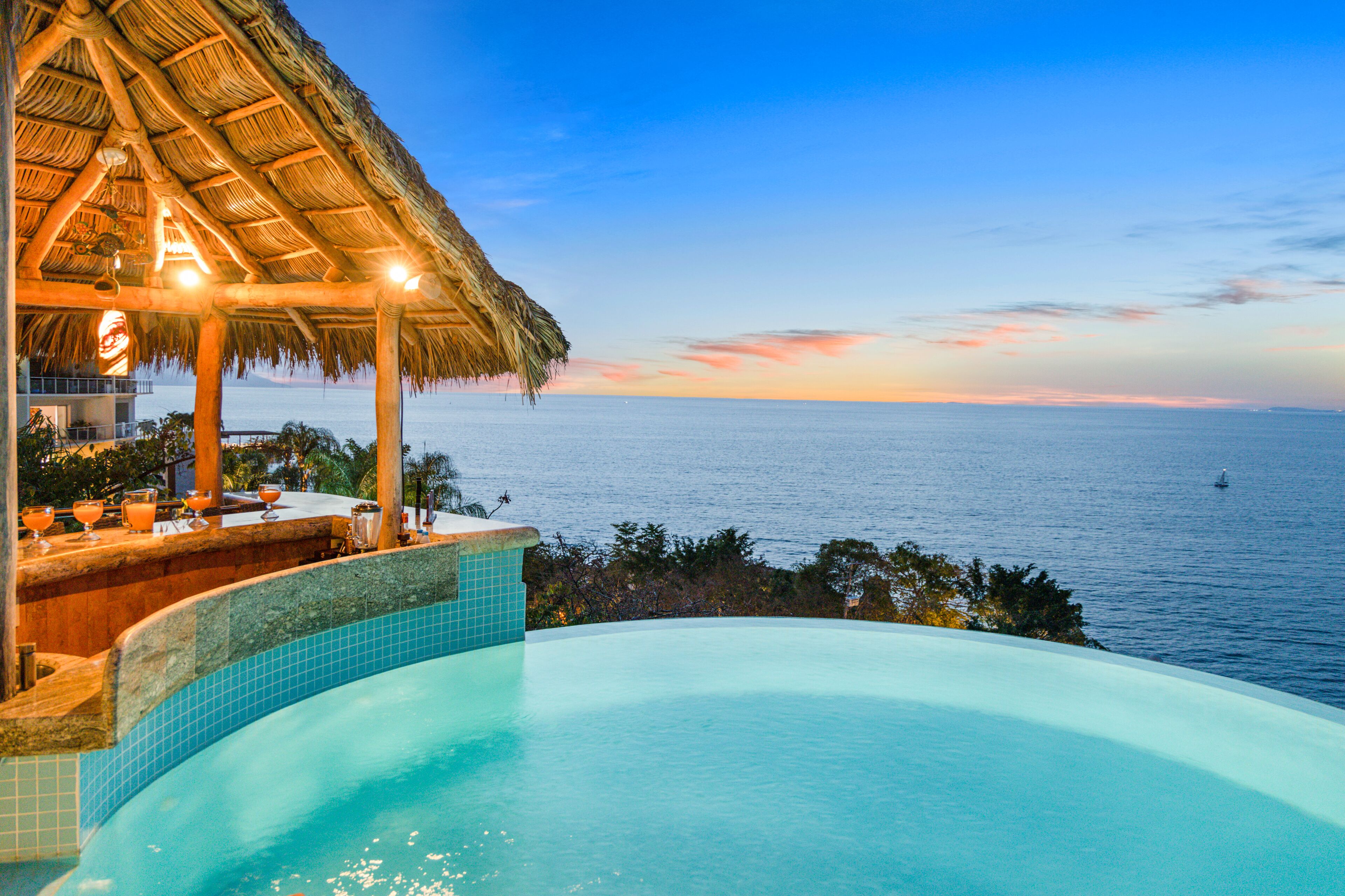 Piscina externa, piscina aquecida