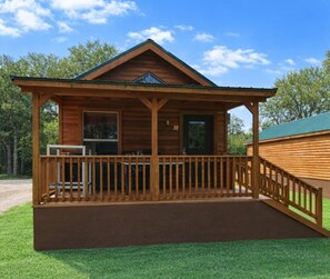 Exterior - Beautiful Log cabin overlooking a meadow (Pipe Creek)