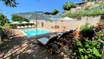 Ferienhaus, 2Â Schlafzimmer, Raucher, Balkon | Pool | AuĂenpool