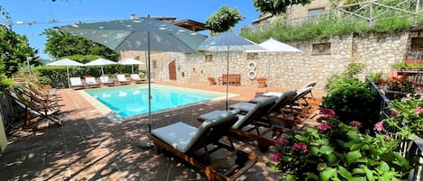House, 2 Bedrooms, Smoking, Balcony | Pool | Outdoor pool