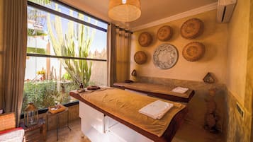 Couples treatment room(s), steam room, body wraps, body scrubs, massages