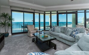 Condo, 4 Bedrooms | Living area - Phoenix West by Brett/Robinson Vacations (Orange Beach)