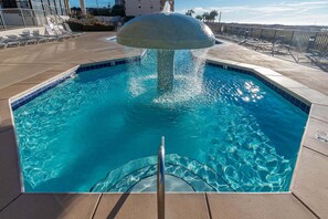 Indoor pool, outdoor pool