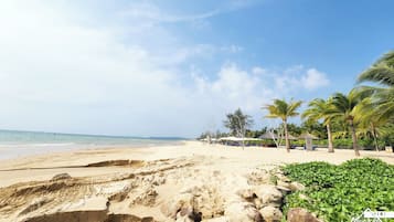Ubicación a pie de playa y servicio gratuito de transporte a la playa