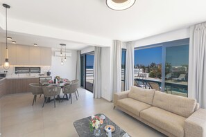 빌라, 침실 3개, 흡연, 전용 수영장 | 거실 공간