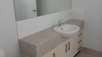 Room, 1 Bedroom, Accessible, Smoking | Bathroom | Towels