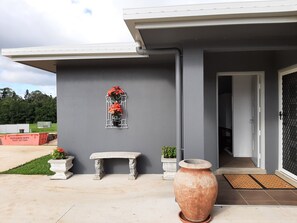 Entrée de l’hébergement