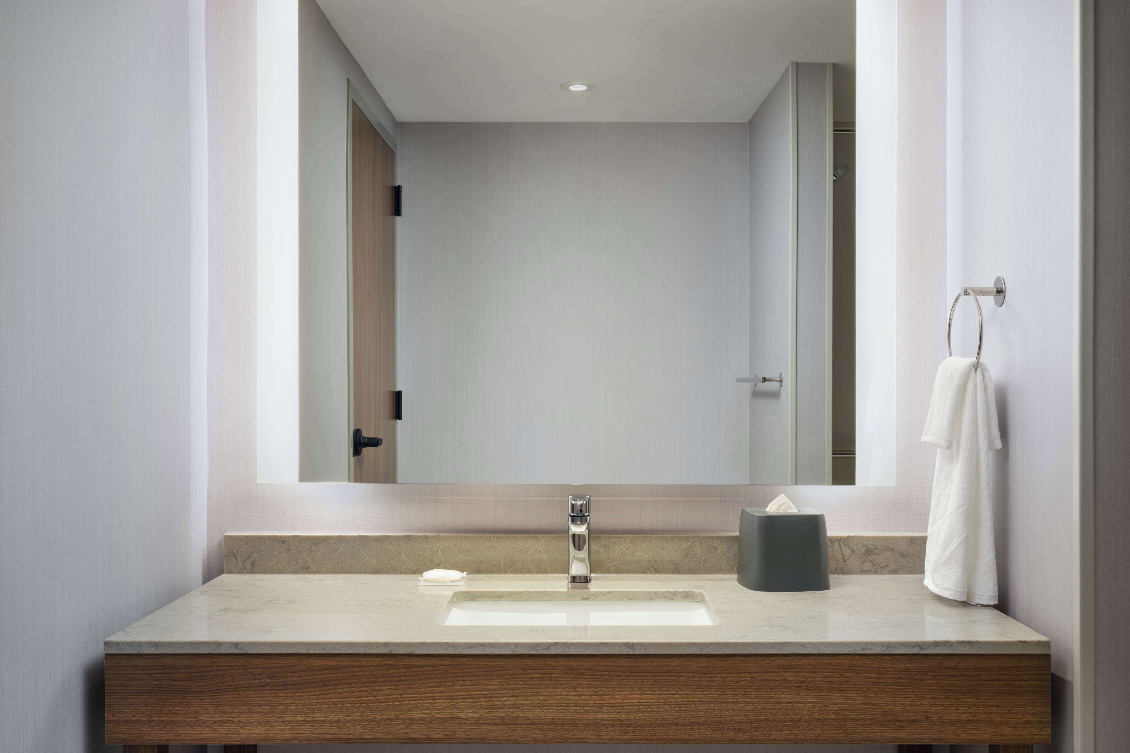 free toiletries, hair dryer, towels, soap