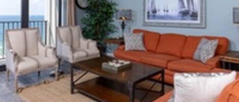 Condo, 3 habitaciones | Área de sala de estar