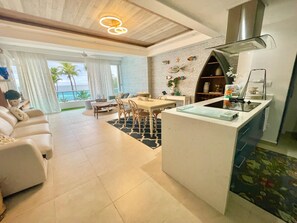 Dining room - 2 Bedroom At The Marbella Towers Beachfront (Guayacanes)