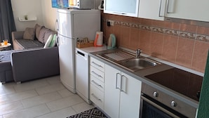 アパートメント (One Bedroom Apartment with Terrace an) | 専用キッチン | 冷蔵庫