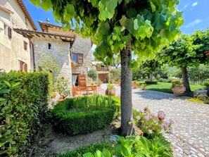 House, 2 Bedrooms, Smoking, Patio | Property grounds - Torretta Sleeps 5 With Pool and Exclusive Gardens Plus Private Verandah (Spoleto)