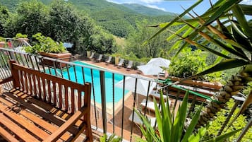 Loft, 2 Schlafzimmer, Raucher, Terrasse | Pool | Außenpool