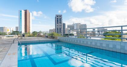 Flat na Ilha do Leite, Recife 1 quarto. Conforto e Excelente localização OTH1205