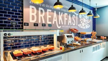 Daily buffet breakfast (EUR 17.9 per person)