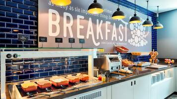 Tägliches Frühstücksbuffet gegen Gebühr