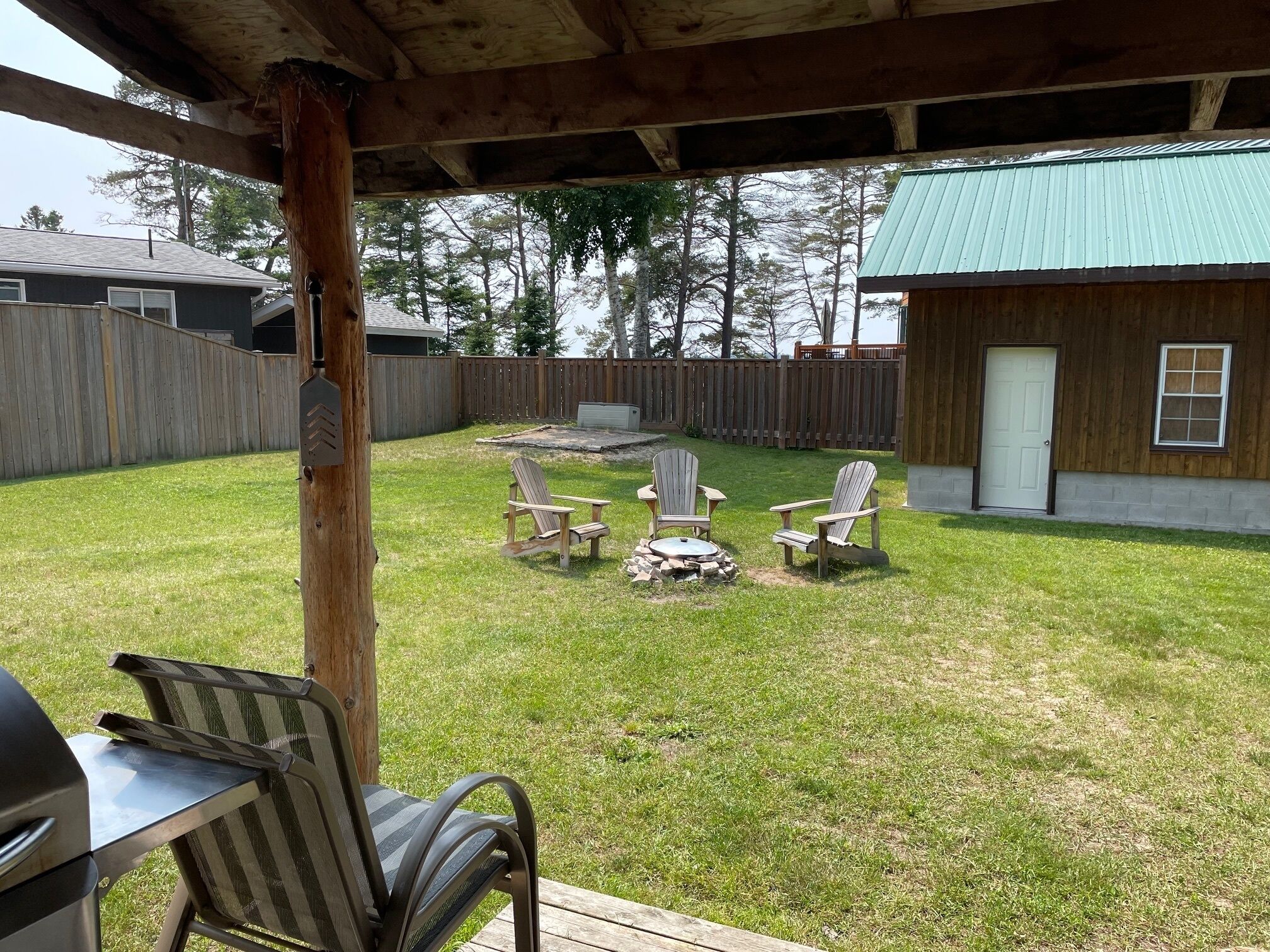 Maison, 4 chambres, patio, vue sur le lac | Terrasse/patio