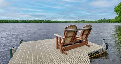 Private Dock + Screened Porch: Echo Lake Cabin