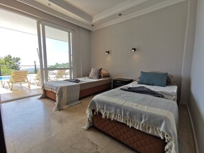 Villa (4 Bedrooms) | 4 bedrooms, laptop workspace, iron/ironing board, bed sheets