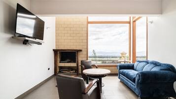 TV connectée, cheminée