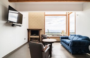 TV connectée, cheminée