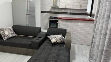 Kamar, 1 kamar tidur, pemandangan kota | Ruang keluarga