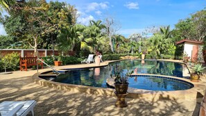 Bungalow, 2 phòng ngủ, phù hợp cho người khuyết tật, hút thuốc | Hồ bơi | Hồ bơi ngoài trời