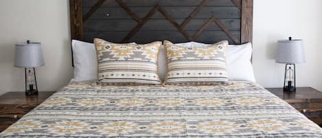 Free WiFi, bed sheets