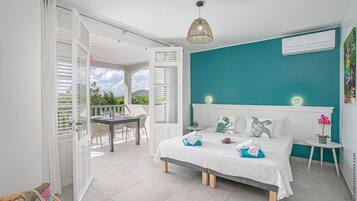 2 bedrooms, iron/ironing board, free WiFi, bed sheets