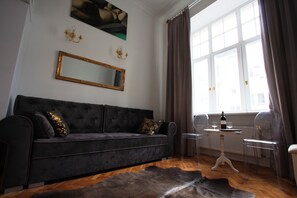 Een flatscreentelevisie