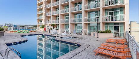 Indoor pool, outdoor pool