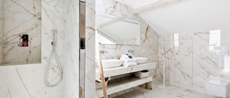 Badewanne, Handtücher