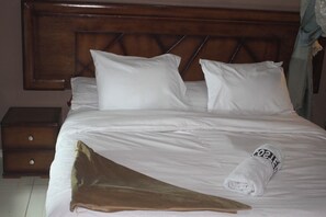 Habitación básica doble | Sábanas de algodón egipcio, ropa de cama de alta calidad y edredón 