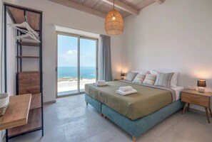 2 bedrooms, iron/ironing board, free WiFi, bed sheets - Alma Natura Villas Falasarna - Aposperitis Villa (Φαλάσαρνα)