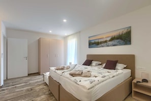 3 bedrooms, iron/ironing board, free WiFi, bed sheets - Brand New Modern apartment for 6+2 guests with shared pool (Novigrad)