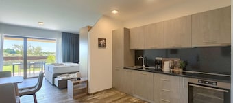 Brand New Modern studio apartment for up to 2+1 guests with shared pool