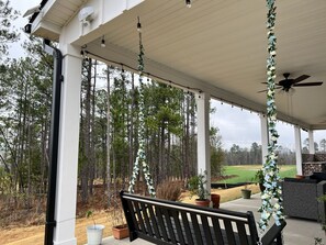 Terrace/patio - Luxurious Farmhouse in Evans 15 mins from Masters only 7 miles (Evans)