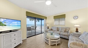 TV - Gulf Front 2BR Retreat | Unmatched Views & Iconic Sunsets (Longboat Key)
