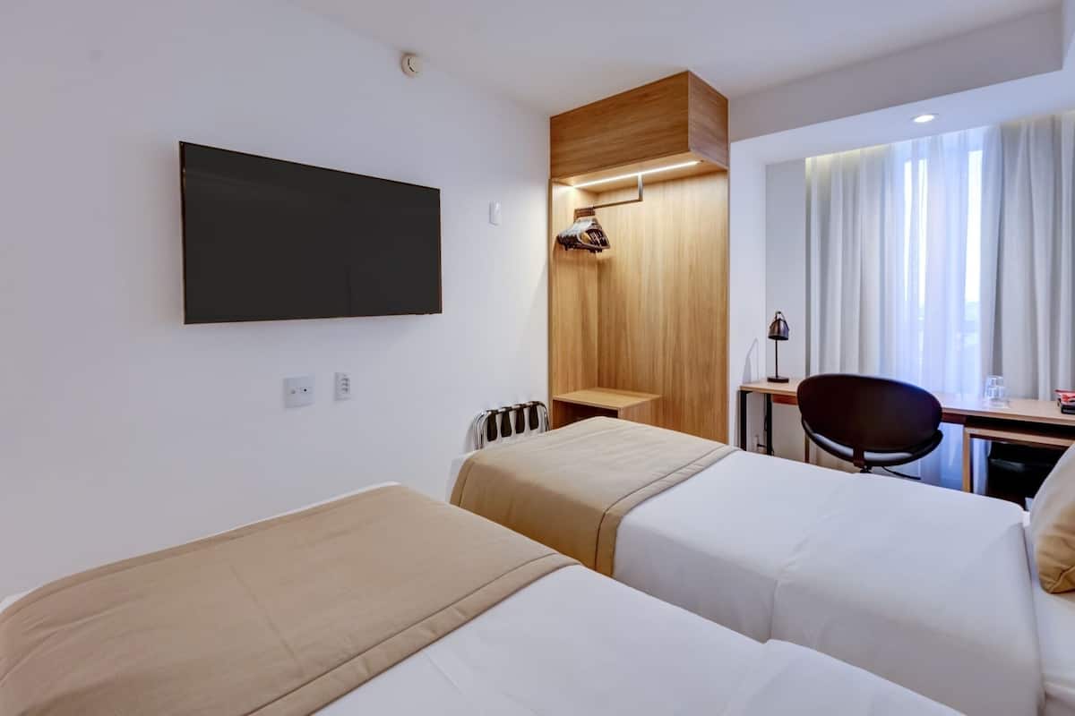 Standardzimmer, 2 Einzelbetten, Nichtraucher | Schallisolierte Zimmer, kostenloses WLAN, Bettwäsche
