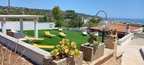 Ferienhaus, 3 Schlafzimmer, Raucher, Terrasse | Unterkunftsgelände