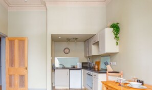 Microwave, oven, coffee/tea maker, electric kettle