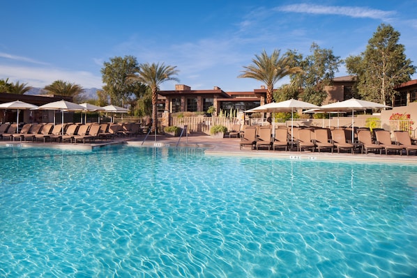 Outdoor pool, a heated pool - Stagecoach Suite - Westin Desert Willow Villas - 2 Bedroom Lock-off (Palm Desert)
